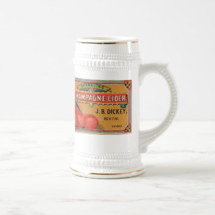 Vintage Champagne Cider Stein