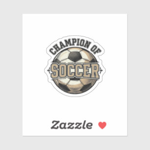 Vintage Champion of Soccer Ball Shirt Design_1