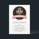 Vintage Chandelier Classic Graduation Invitation<br><div class="desc">Invite family and friends to your graduation party with this customizable graduation invitation. It features a chandelier illustration. Personalize it by adding your name,  school,  and other event details. This classic gradation invitation is available in a variety of cardstocks and paper cuts.</div>