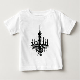 vintage chandelier design baby T-Shirt