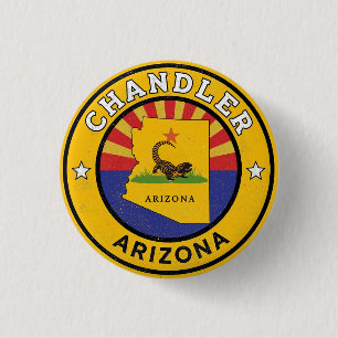 Vintage Chandler City, Arizona gifts 1 Inch Round Button