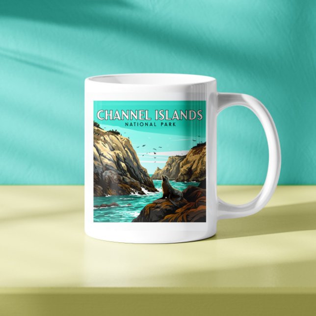 Vintage Channel Islands National Park Coffee Mug (Creator Uploaded)