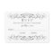 Vintage Charcoal Grey Flourish Wedding