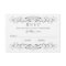 Vintage Charcoal Grey Scrollwork Wedding