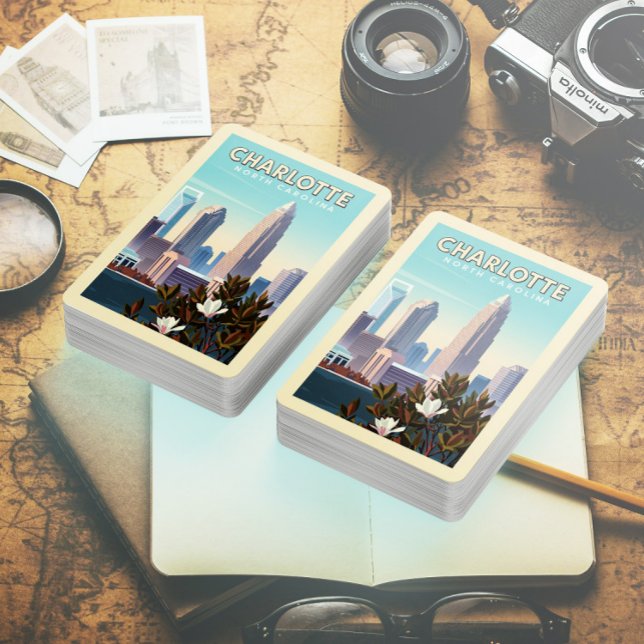 Vintage Charlotte North Carolina Playing Cards (Creator Uploaded)