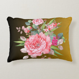 "Vintage Charm: Bright & Cute Green Square Pillow" Accent Pillow