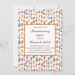 Vintage Charm Homewarming Invitation