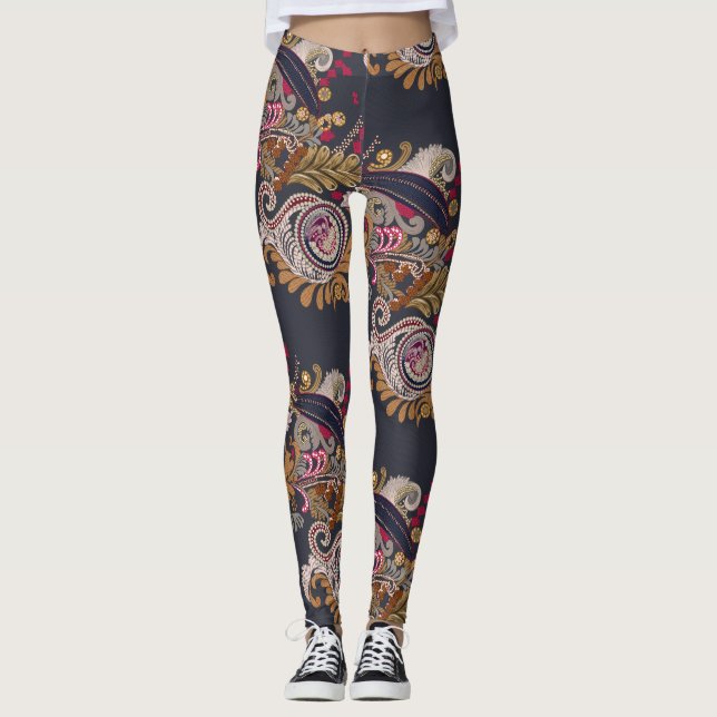 Vintage Charm Leggings (Front)