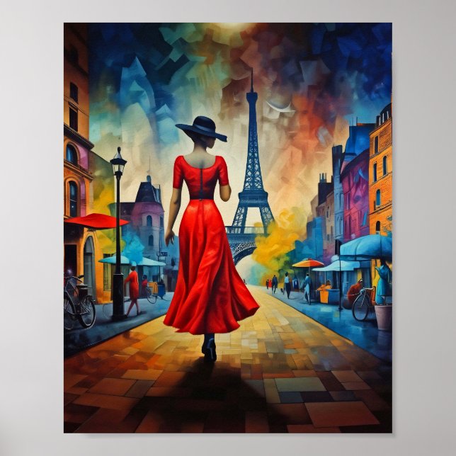 Vintage charm of Paris Value Poster Paper (Matte) (Front)