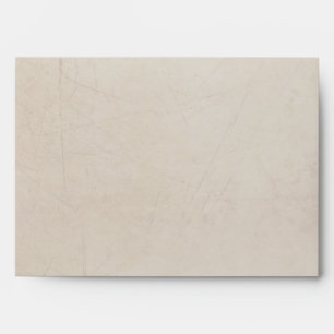 Vintage Charm Striped Cream Custom A7 Envelope