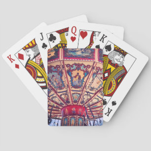 Vintage Chars Swing Fairground Ride Playing Cards