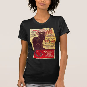 Vintage Chat Noir, Vente Hôtel Drouot Steinlen T-Shirt