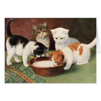 Vintage Chats et Lait