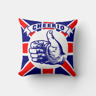 Vintage Cheerio Throw Pillow
