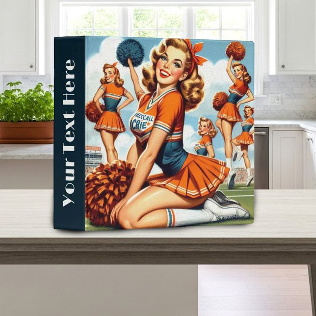 Vintage Cheerleaders Illustration Binder (Creator Uploaded)