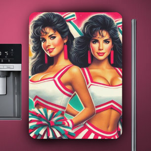 Vintage Cheerleaders Magnet