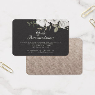 Vintage Cherish Guest Accommodations Insert Card