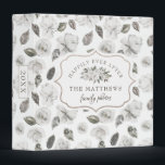 Vintage Cherish White Floral Family Photo Album Binder<br><div class="desc">Vintage Cherish White Floral & Rose Gold Painted Roses and Flowers. A Vintage Classic and Elegant Look, and Plenty of Grey, Ivory White, Rose Gold, Dusty Pink, Pine Green, and Grey leaves and foliage. With Hand Painted Floral elements, Vintage Classic Script Fonts, and Elegant Rose Gold Glitter Foil Geometric Bracket...</div>