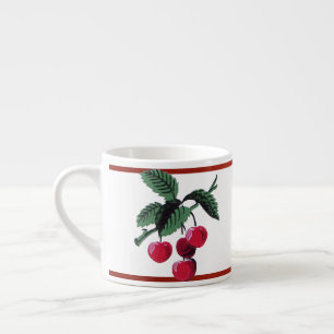 Vintage Cherries Espresso Cup