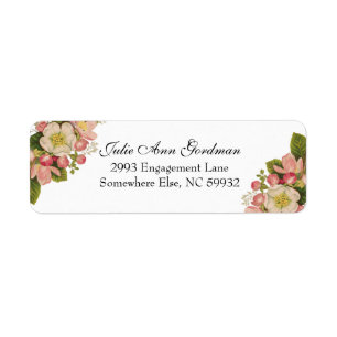 Vintage Cherry Blossom Elegant Lace