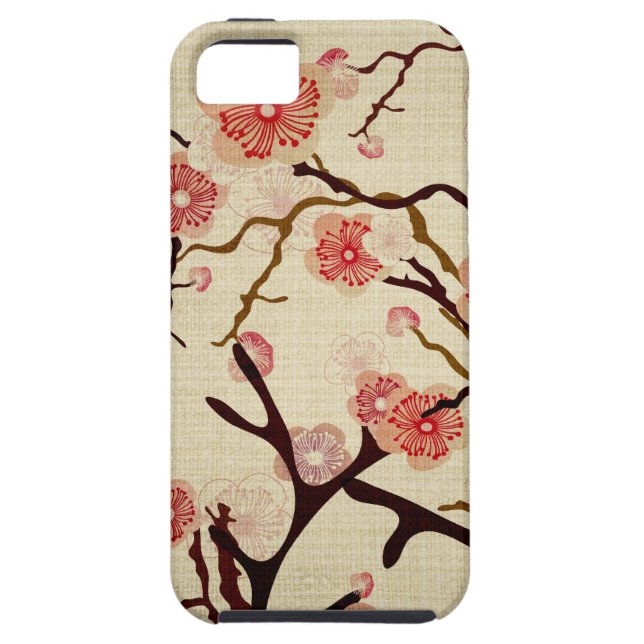 Vintage Cherry tree Coque-Mate Coque (Dos)