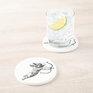Vintage Cherub Angel Cupid Love Coaster