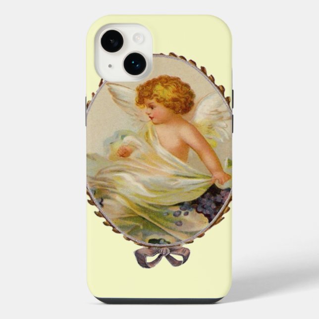 Vintage Cherub iPhone Case (Back)