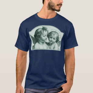 Vintage Cherubs Angels Cherub Distressed Cupid Art T-Shirt