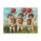 Vintage Cherubs & Heart Flowers Valentine