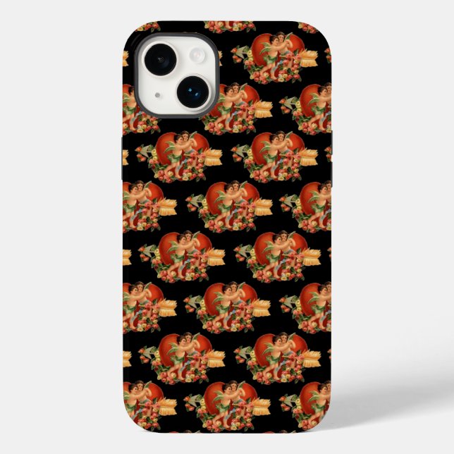 Vintage Cherubs &  Hearts Case-Mate iPhone Case (Back)