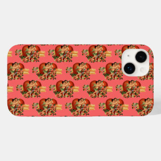 Vintage Cherubs & Hearts Case-Mate iPhone 14 Plus Case