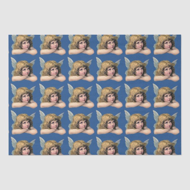 Vintage Cherubs Tissue Paper (Front)