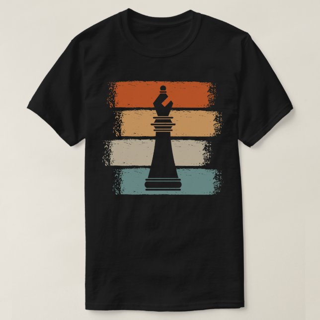 Vintage Chess Pieces Retro 2 T-Shirt (Design Front)