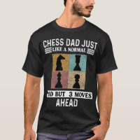 Vintage Chess Player Retro Design Chess Pieces