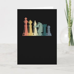 Vintage Chess Tee Retro Chess Design - Chess Card