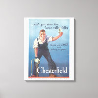 Vintage Chesterfield Cigarettes Advertisement