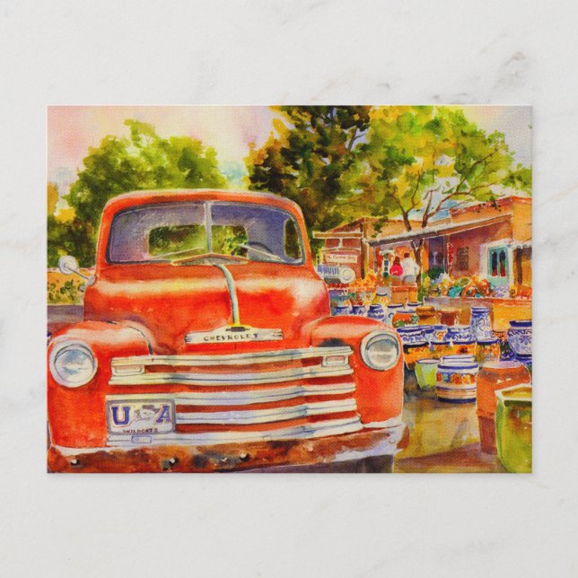 Vintage Chevy Postcard (Front)