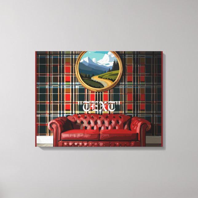 Vintage Chic Canvas Print (Front)