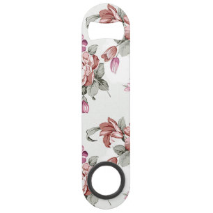 Vintage Chic  Shabby Girly Flowers Speed Bottle Opener