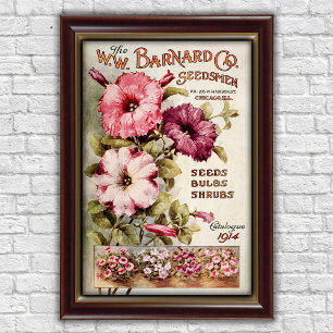 Vintage Chicago Floral Catalogue Advertising Poster
