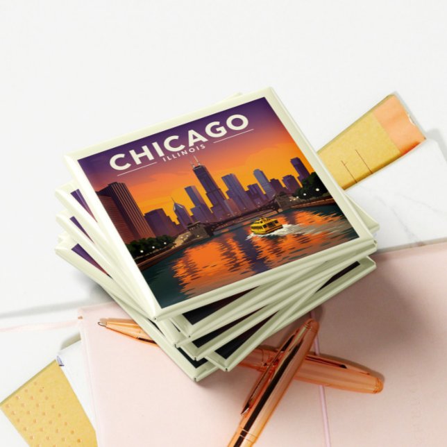  Vintage Chicago Illinois Magnet (Creator Uploaded)