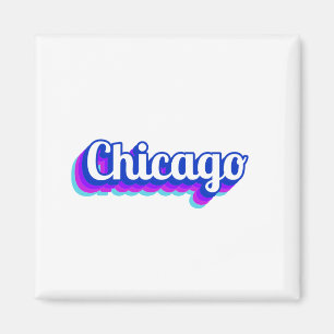 Vintage Chicago Magnet