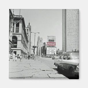 Vintage Chicago Michigan Avenue Colorsplash 1960's Magnet