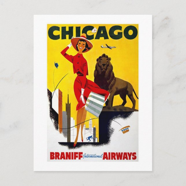 Vintage Chicago Postcard (Front)