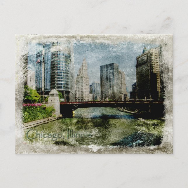 Vintage Chicago Postcard (Front)