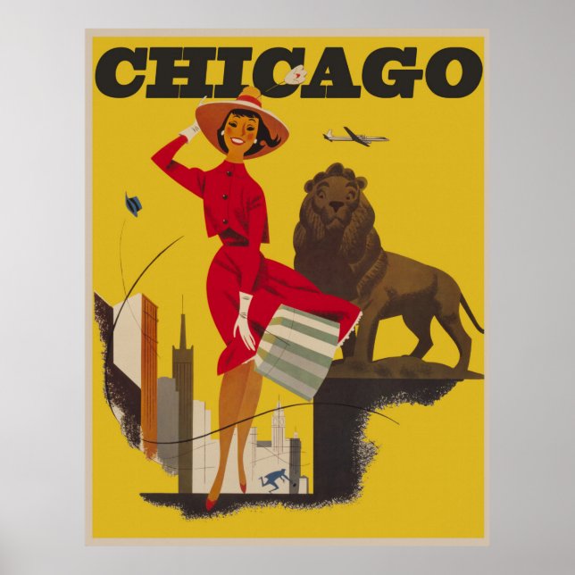 Vintage Chicago Poster (Front)