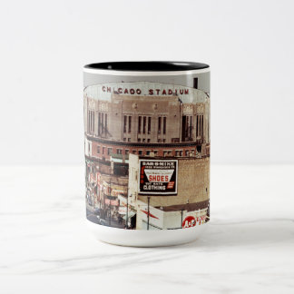 Vintage Chicago Stadium Rock Concert Venue 1968 Two-Tone Coffee Mug
