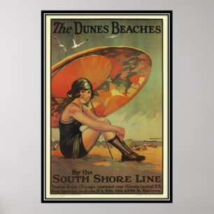 Vintage Chicago, USA - Poster