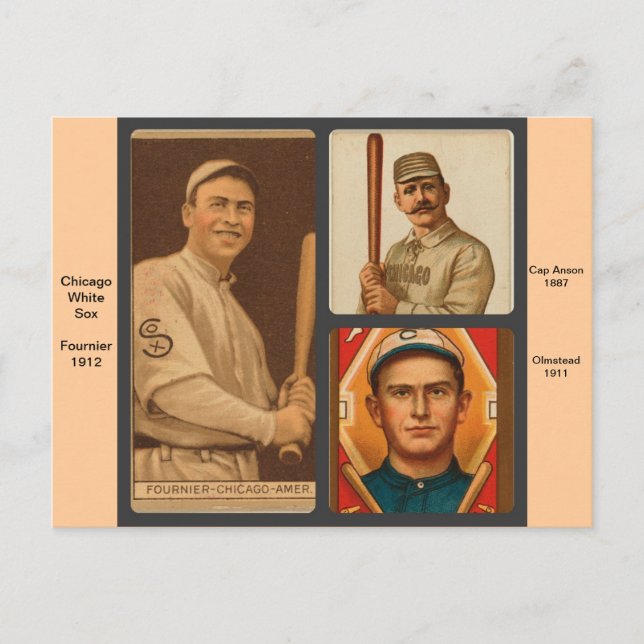 Vintage Chicago White Sox Baseball Cards (Front)
