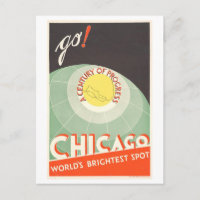 Vintage Chicago World's Fair Poster (1933)
